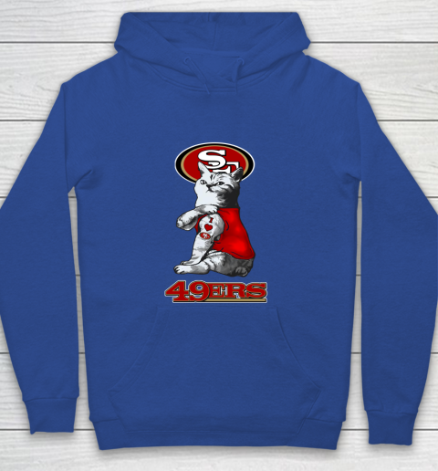 NFL Football My Cat Loves San Francisco 49ers Youth Hoodie 6