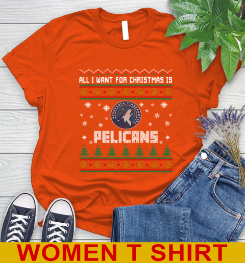 NBA Basketball All I Want For Christmas Is New Orleans Pelicans 87