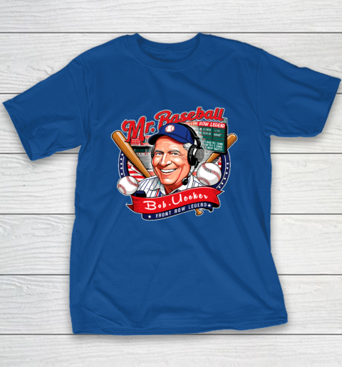 Bob Uecker  Mr Baseball Front Row Legend Funny Youth T-Shirt 6