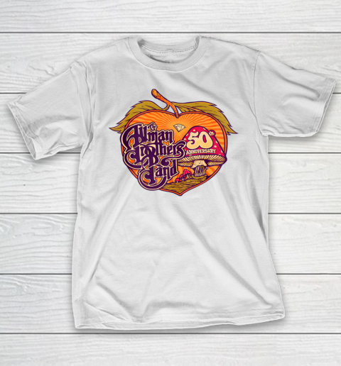 Allmans art Brothers vintage Band 50th Anniversary T-Shirt