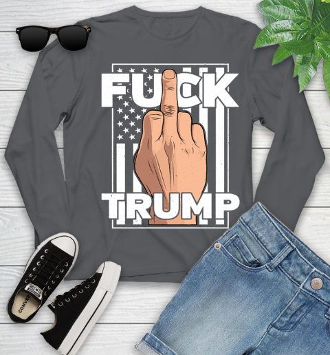 Fuck Trump Middle Finger Anti Republican T Shirt 120