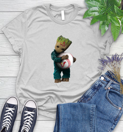 MLB Groot Guardians Of The Galaxy Baseball Sports St.Louis Cardinals Women's T-Shirt