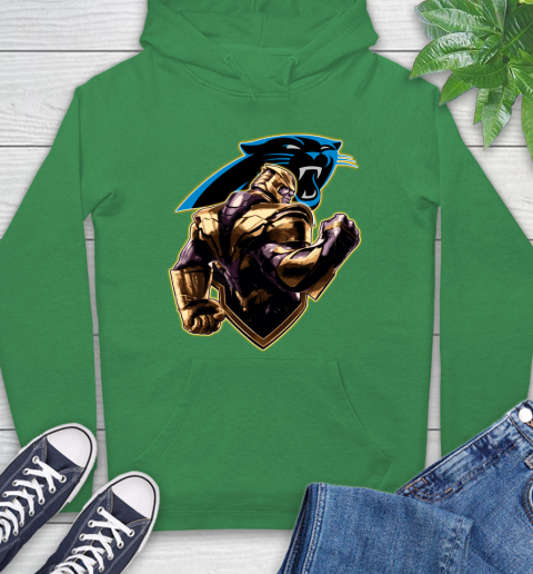 NFL Thanos Avengers Endgame Football Sports Carolina Panthers Hoodie 8