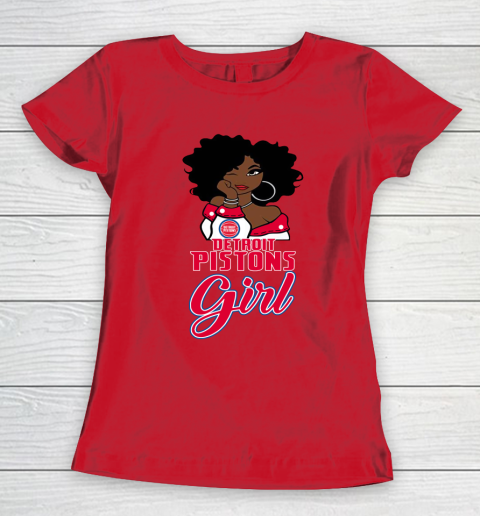 Detroit Pistons Girl NBA Women's T-Shirt 10