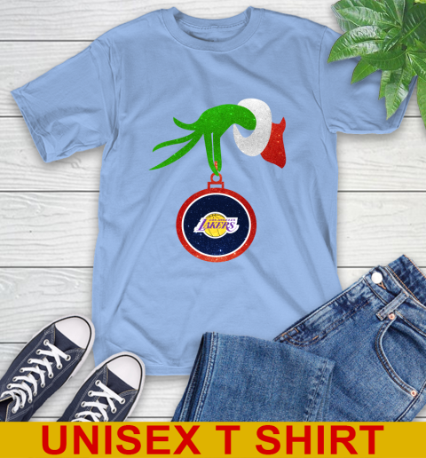 Los Angeles Lakers Grinch Merry Christmas NBA Basketball T-Shirt 11