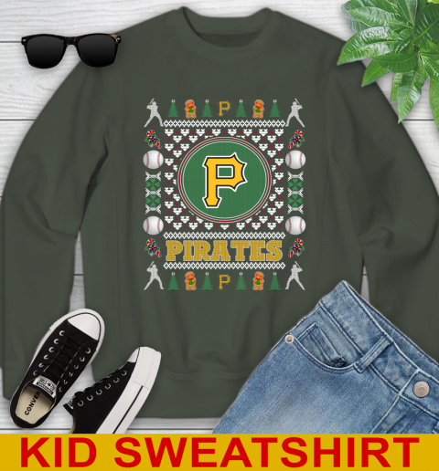 Pittsburgh Pirates Merry Christmas MLB Baseball Loyal Fan Youth Sweatshirt 8