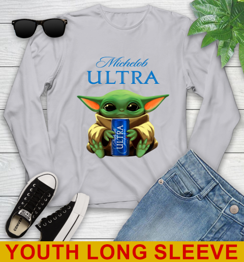 Star Wars Baby Yoda Hugs Michelob Ultra Beer Shirt 127