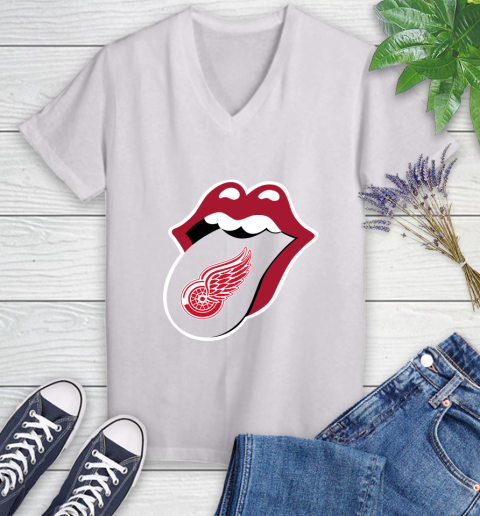 Detroit Red Wings NHL Hockey Lips I Root For My Team Adoring Fan 77