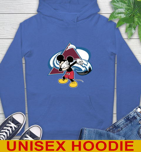 Colorado Avalanche NHL Hockey Dabbing Mickey Disney Sports Hoodie 9