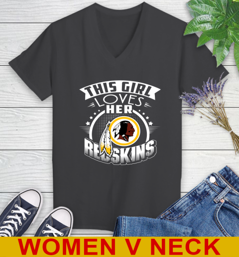 Washington Redskins NFL Football This Girl Loves Her Team 80