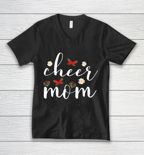 Mother's Day Funny Gift Ideas Apparel  cheer mom Gift T Shirt V-Neck T-Shirt