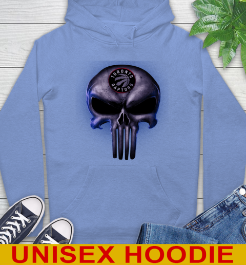 Toronto Raptors NBA Basketball Punisher Skull Sports Hoodie 11