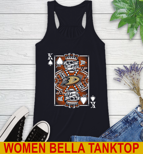 Anaheim Ducks NHL Hockey The King Of Spades Death Cards Shirt Racerback Tank 8