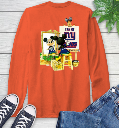 NFL Football New York Giants Mickey Drawing Shirt 57