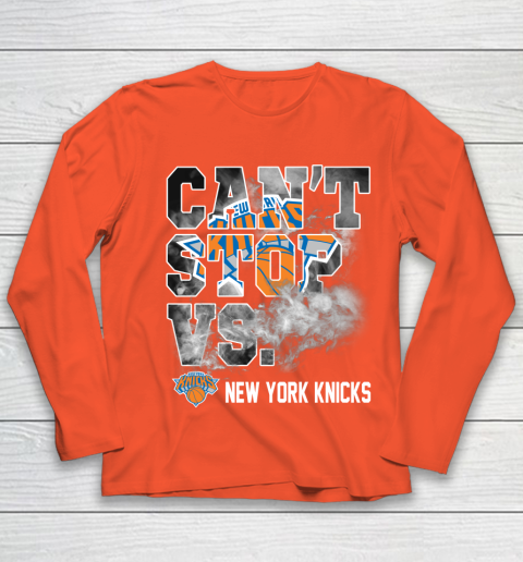 NBA New York Knicks Basketball Can't Stop Vs Youth Long Sleeve 3