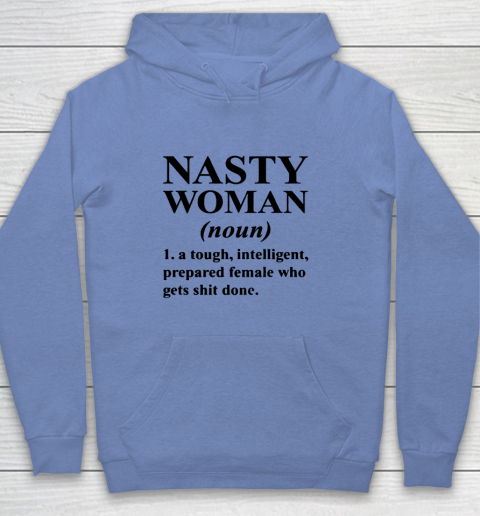 Nasty Woman Noun black Youth Hoodie 7