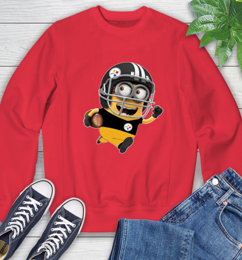 NFL Pittsburgh Steelers Minions Disney Football Sports Sweatshirt 10
