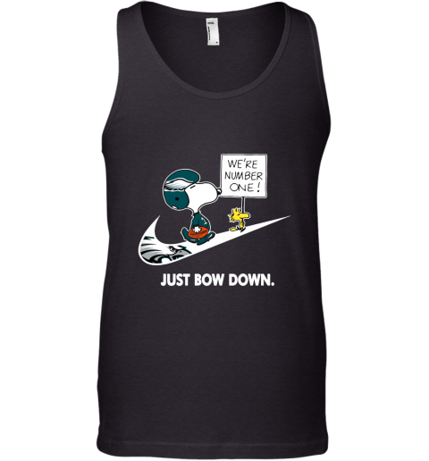 Philadelphia Eagles Are Number One – Just Bow Down Snoopy Tank Top