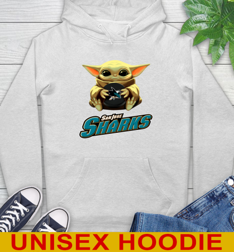 NHL Hockey San Jose Sharks Star Wars Baby Yoda Shirt 13
