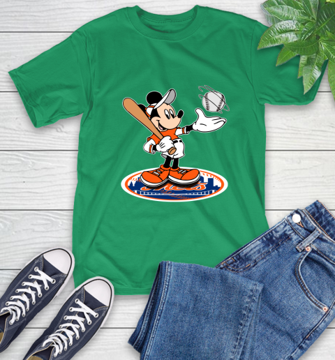 MLB Baseball New York Mets Cheerful Mickey Disney Shirt T-Shirt 8