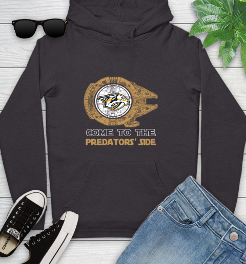 NHL Come To The Nashville Predators Wars Hockey Sports Youth Hoodie - Image 9