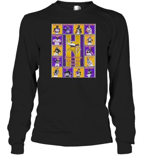 Minnesota Vikings Legends Players Blanket Long Sleeve T-Shirt