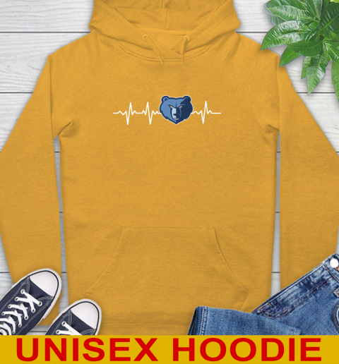 Memphis Grizzlies NBA Basketball Heart Beat Shirt Hoodie 2