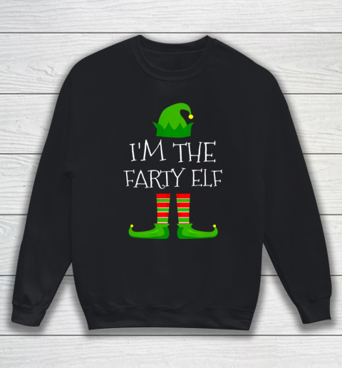 I m The Farty Elf Family Matching Christmas Pajama Gifts Sweatshirt