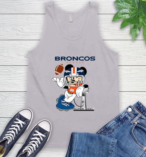 NFL Denver Broncos Mickey Mouse Disney Super Bowl Football T Shirt Tank Top 4