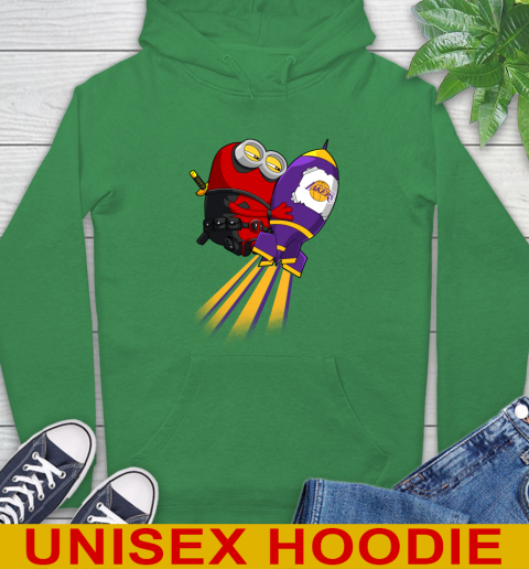 NBA Basketball Los Angeles Lakers Deadpool Minion Marvel Shirt Hoodie 8