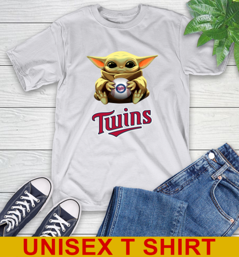 MLB Baseball Minnesota Twins Star Wars Baby Yoda Shirt 12
