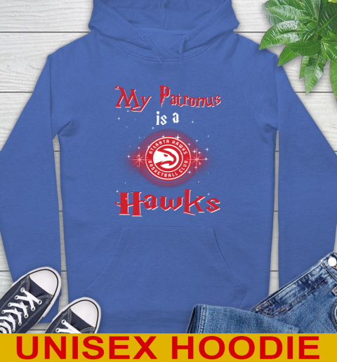 NBA Basketball Harry Potter My Patronus Is A Atlanta Hawks Hoodie