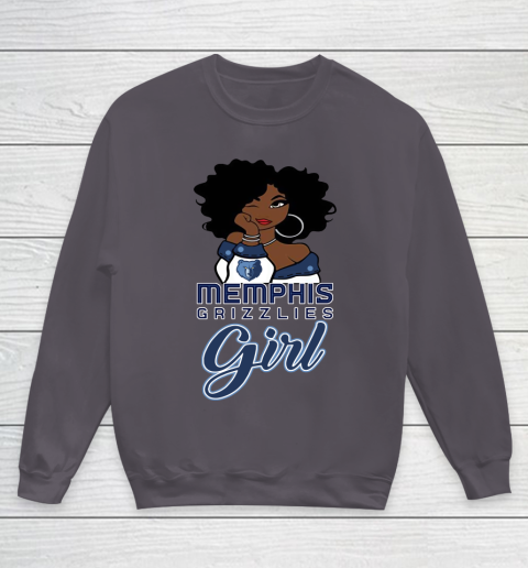 Memphis Grizzlies Girl NBA Youth Sweatshirt 6