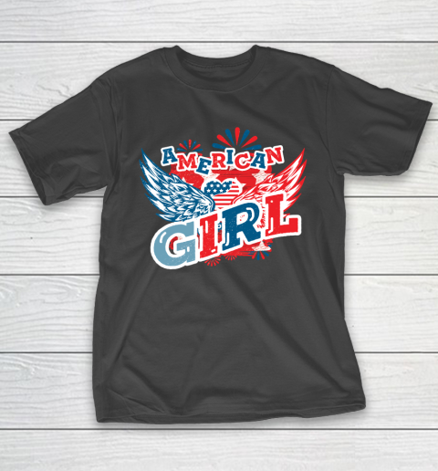 4th Of July American Girl, Fourth Of July T-Shirt