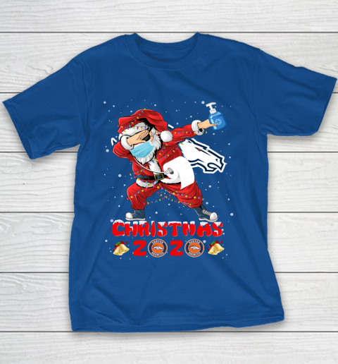 Denver Broncos Funny Santa Claus Dabbing Christmas 2020 NFL Youth T-Shirt 6