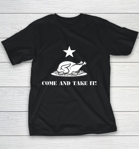 Thanksgiving Come And Take It Turkey Dinner Youth T-Shirt