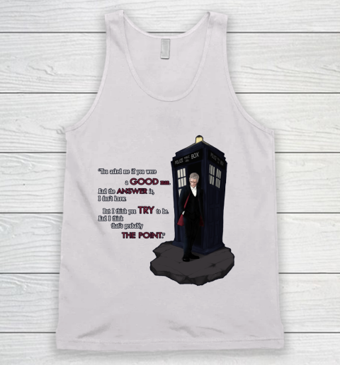 Doctor Who  12th Doctor  Am I a Good Man Tank Top