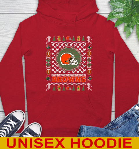 Cleveland Browns Merry Christmas NFL Football Loyal Fan Hoodie 10