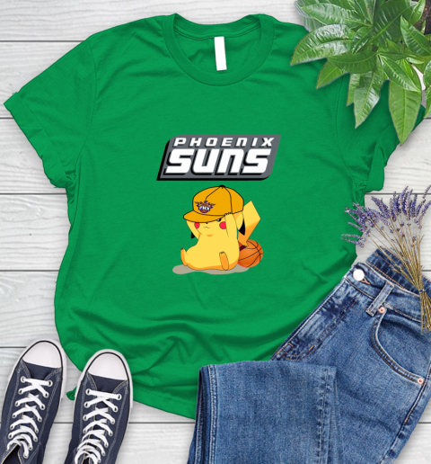 NBA Pikachu Basketball Sports Phoenix Suns Women's T-Shirt 6