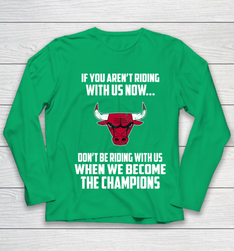 NBA Chicago Bulls Basketball We Become The Champions Youth Long Sleeve 4