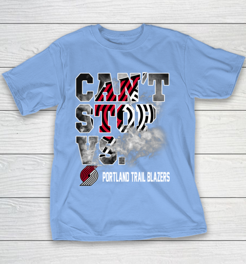 NBA Portland Trail Blazers Basketball Can't Stop Vs Youth T-Shirt 8