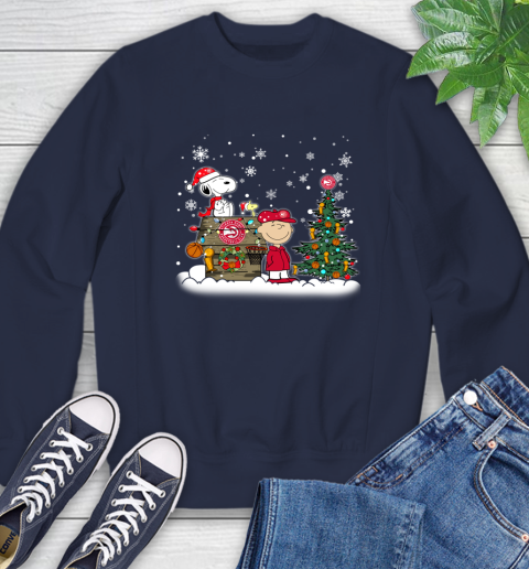 Atlanta Hawks NBA Basketball Christmas The Peanuts Movie Snoopy Sweatshirt 2