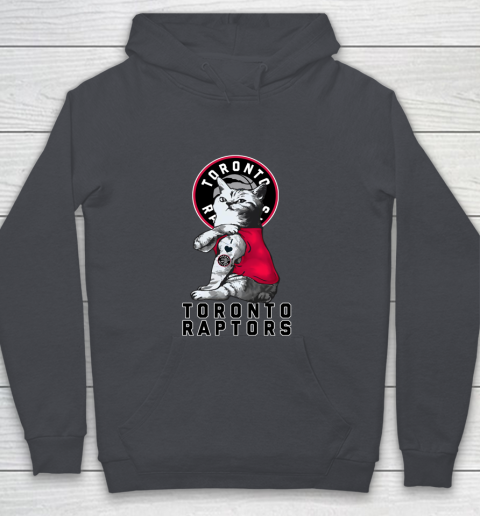 NBA Basketball My Cat Loves Toronto Raptors Youth Hoodie 5