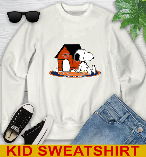 NFL Football Chicago Bears Snoopy The Peanuts Movie Shirt Youth Sweatshirt