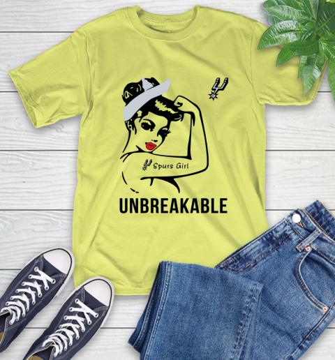 NBA San Antonio Spurs Girl Unbreakable Basketball Sports T-Shirt 8
