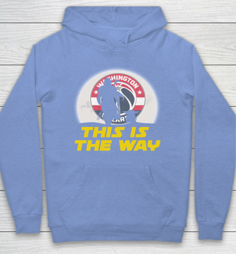 Washington Wizards NBA Basketball Star Wars Yoda And Mandalorian This Is The Way Hoodie 8
