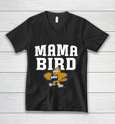 Oral Roberts Golden Eagles Mama Mascot V-Neck T-Shirt