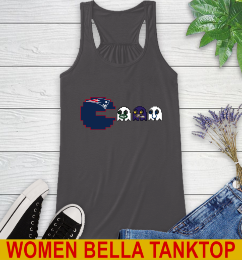 New England Patriots NFL Football Pac Man Champion Racerback Tank 13 New England Patriots NFL Football Pac Man Champion Racerback Tank - Image 13
