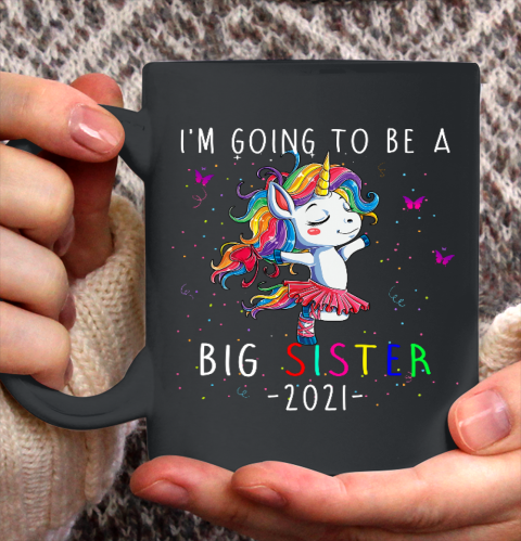 I m Going To Be A Big Sister Unicorn Cute Girls Gift Ceramic Mug 11oz
