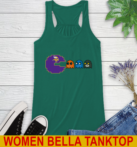 Minnesota Vikings NFL Football Pac Man Champion Racerback Tank 7